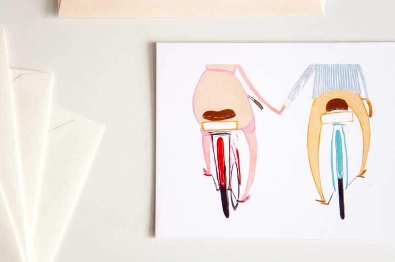 Happy Bikes greeting cards