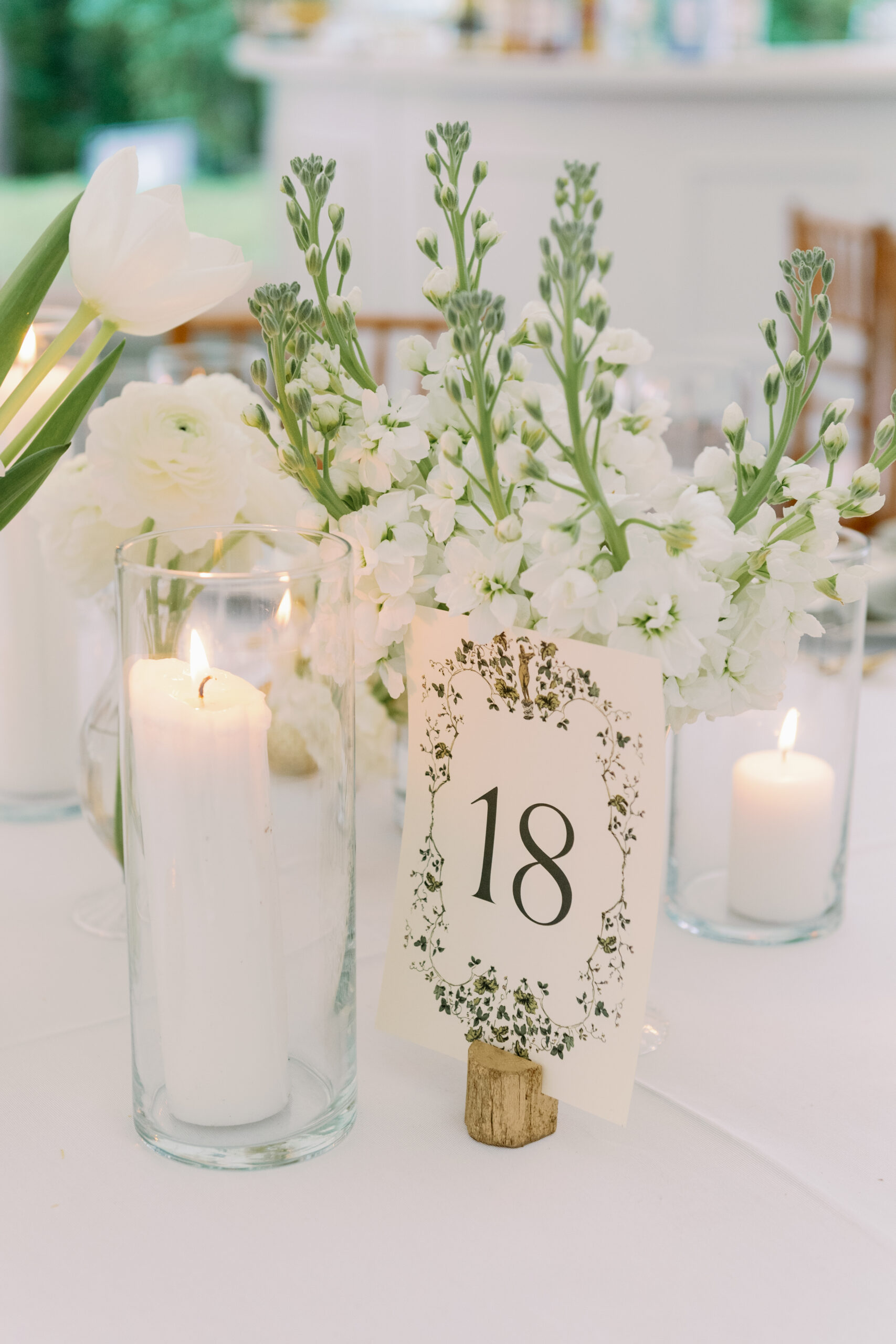 Goodstone Inn wedding table number by Jolly edition