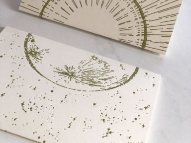 letterpress celestial cover